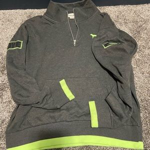 VS Pink 3/4 zip hoodie